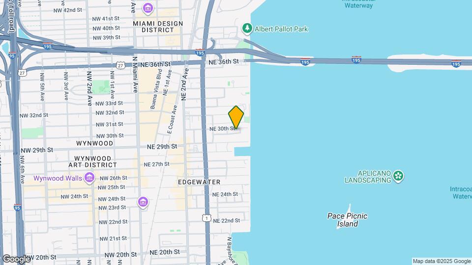 2800 NE 7th Ave Map and Location Details