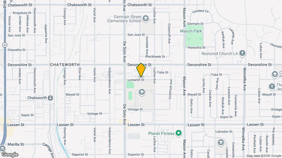 10206 Oklahoma Ave Mapa y Detalles de la Ubicación
