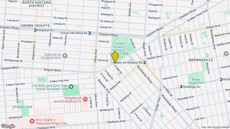 1044 E New York Ave Map and Location Details