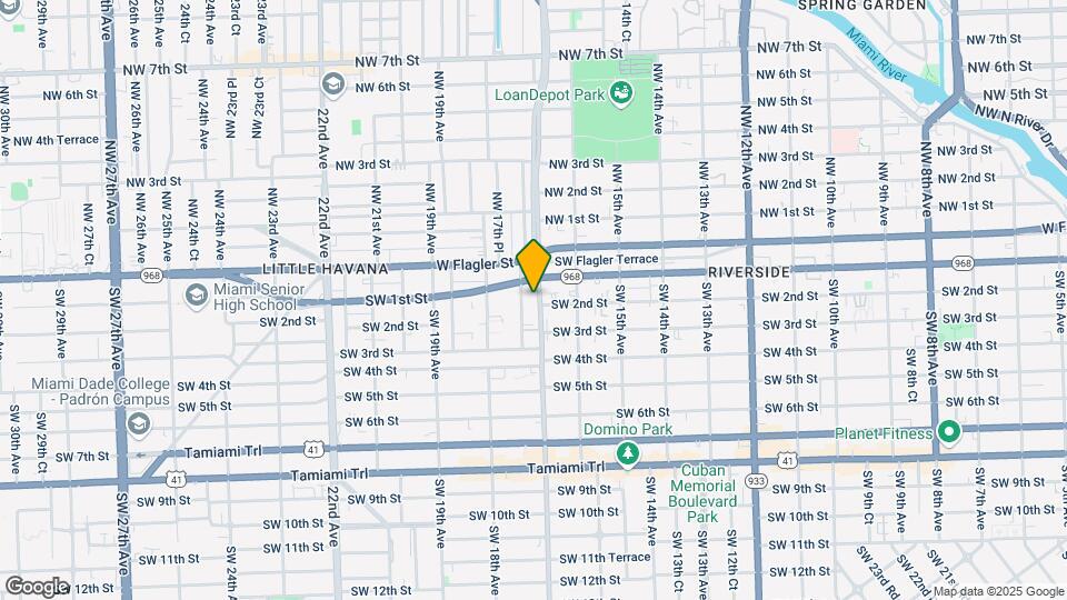 142 SW 17th Ave Map and Location Details
