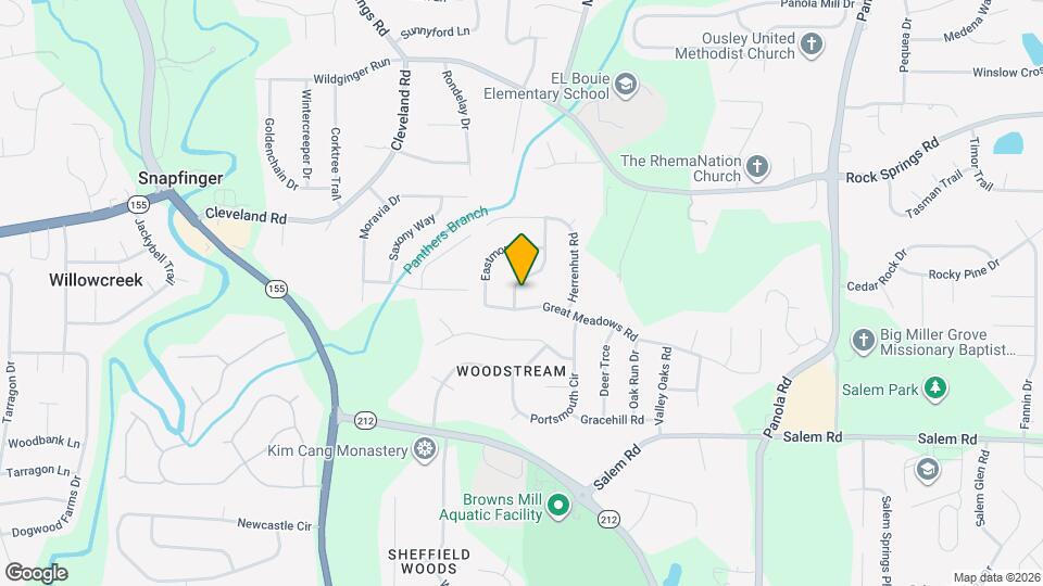 3405 Endicott Ln Map and Location Details