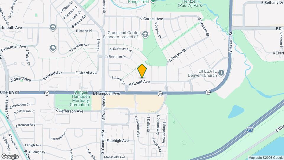 3497 S Chester Ct Map and Location Details