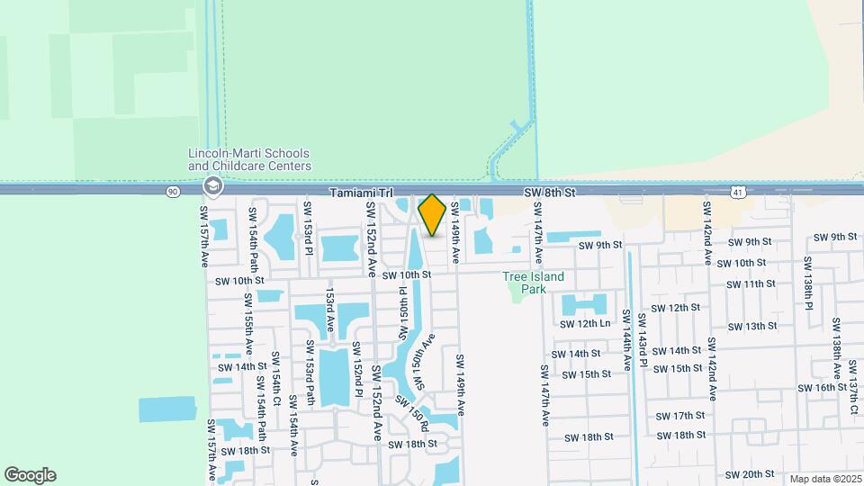 14962 SW 9th Terrace Map and Location Details