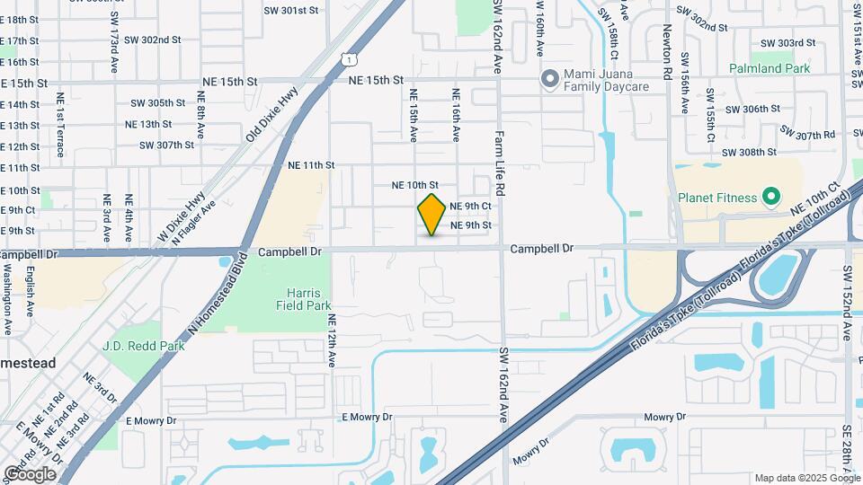 1561 NE 8th St, Unit 10 Mapa y Detalles de la Ubicación