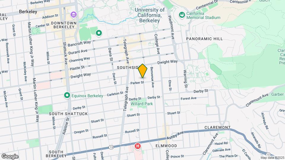 2519 Parker St Mapa y Detalles de la Ubicación