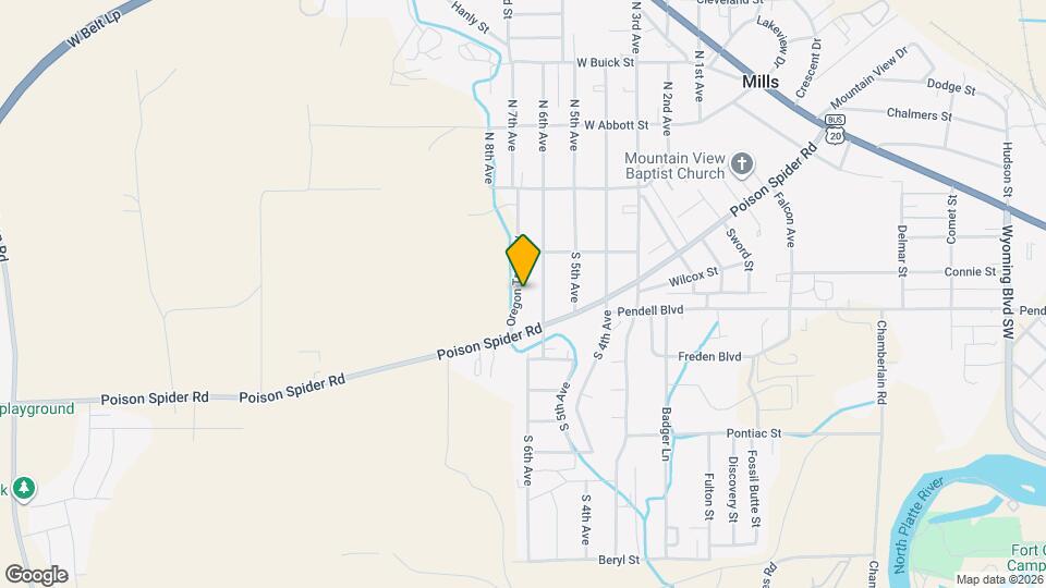 337 Oregon Trail Way Map and Location Details