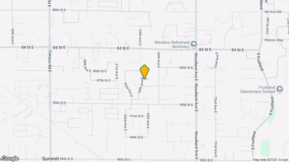 6404 87th St E Map and Location Details