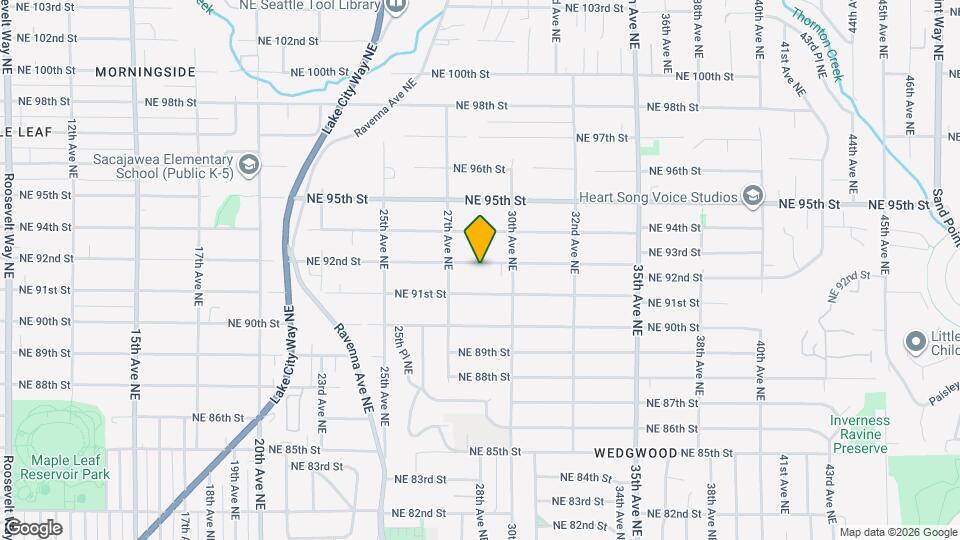2727 NE 92nd St Map and Location Details