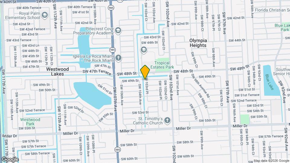 4900 SW 103rd Pl Map and Location Details