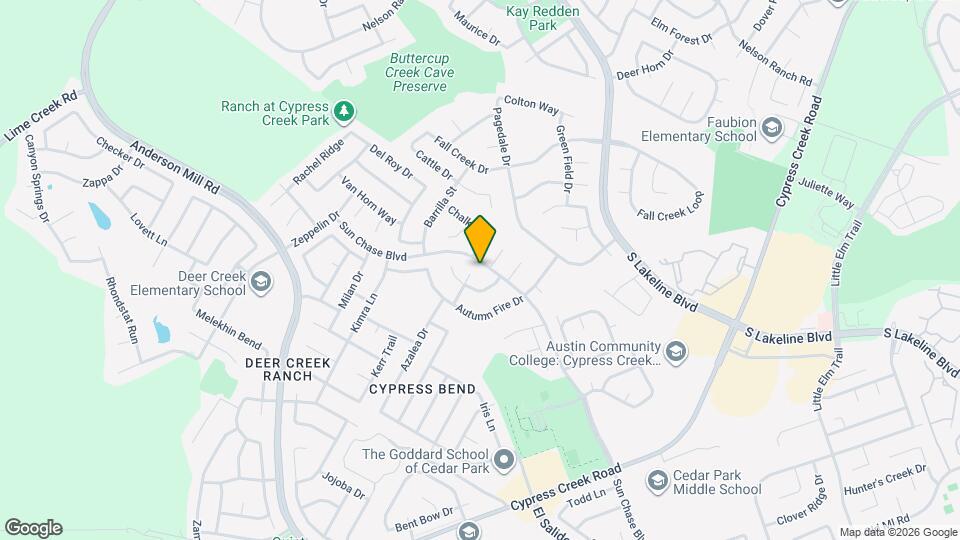 1802 Shooting Star Cove Map and Location Details