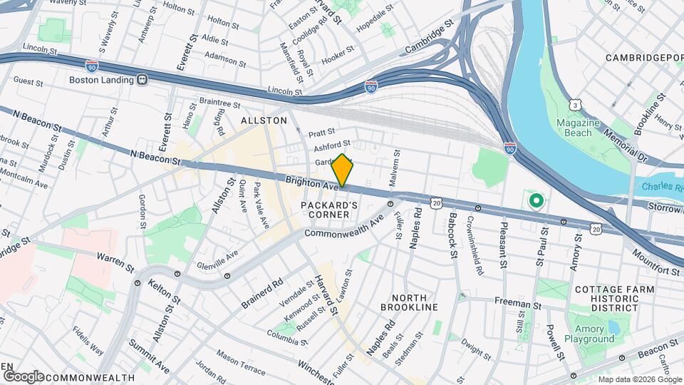 60 Brighton Ave Map and Location Details