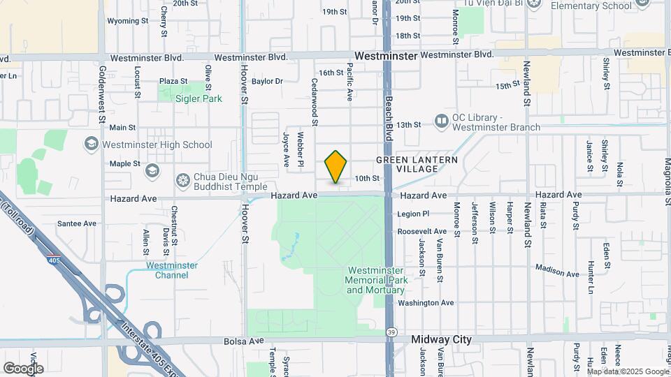 7801 Hazard Ave Map and Location Details