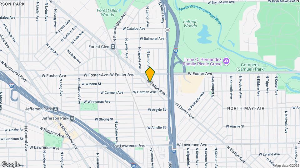 5134-5136 N Elston Ave Map and Location Details