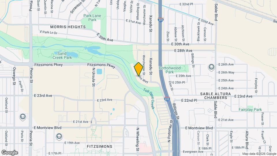 13481 Fitzsimons Way Map and Location Details