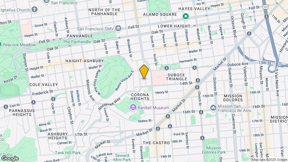 41 Divisadero St, Unit 41A Map and Location Details
