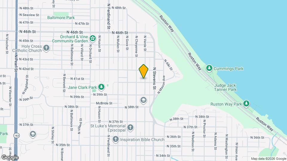 4102 N Verde St Map and Location Details