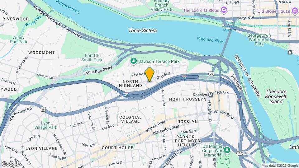 2103 N Rolfe St, Unit B Map and Location Details