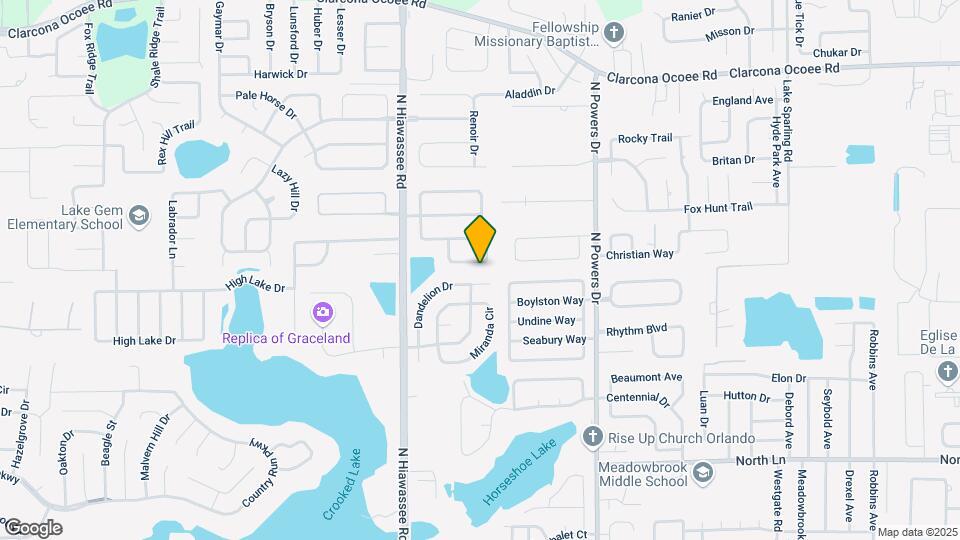 6808 Westborough Ln Map and Location Details