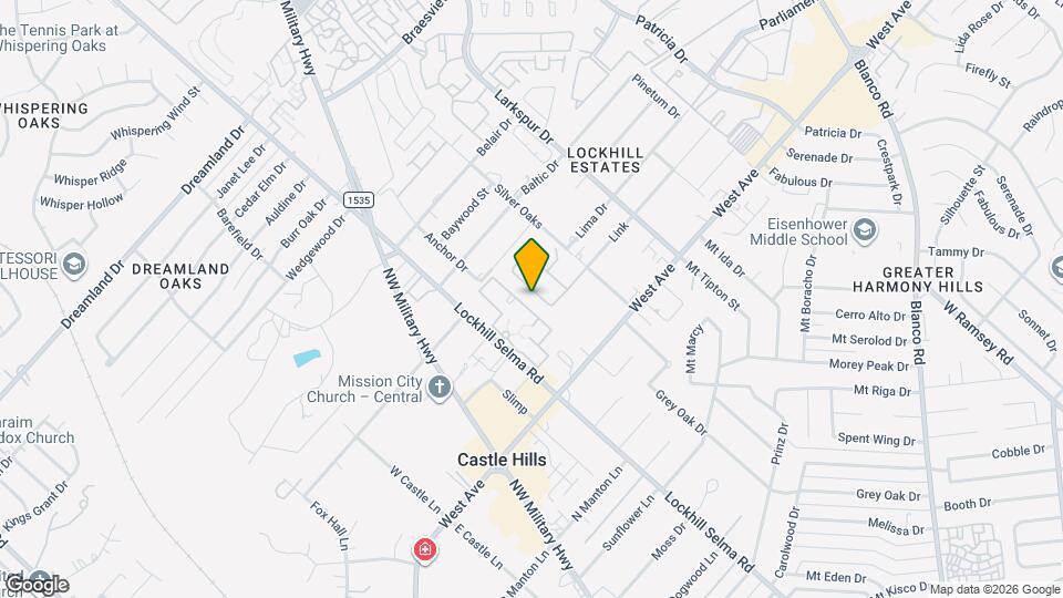 1722 Cedric Ln Map and Location Details