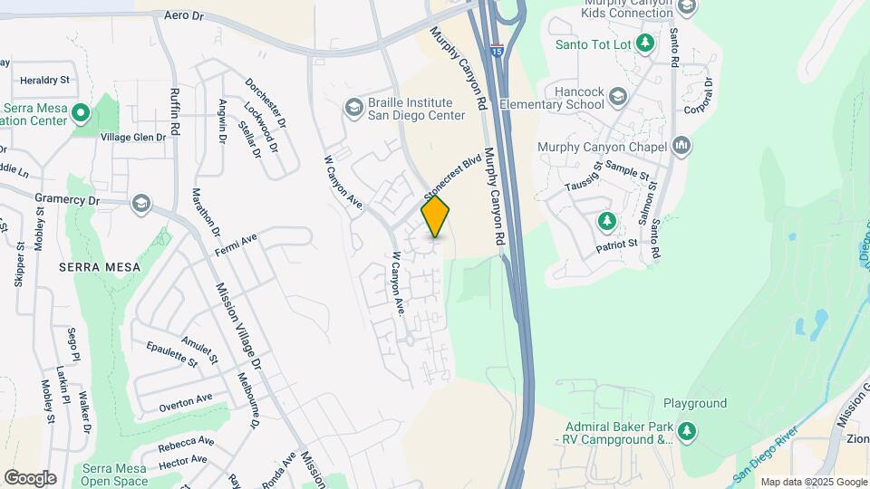 3097 W Canyon Ave. Map and Location Details