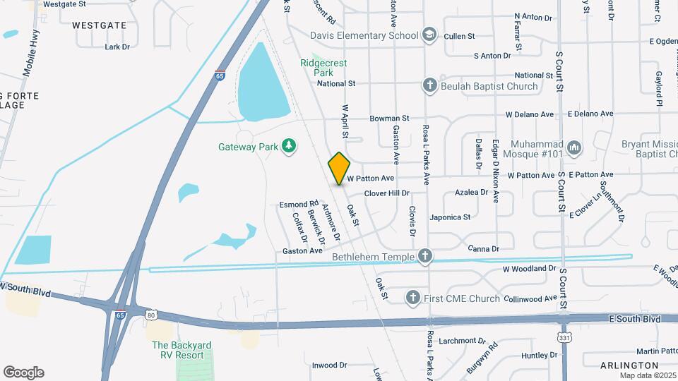 3968 Oak St Map and Location Details