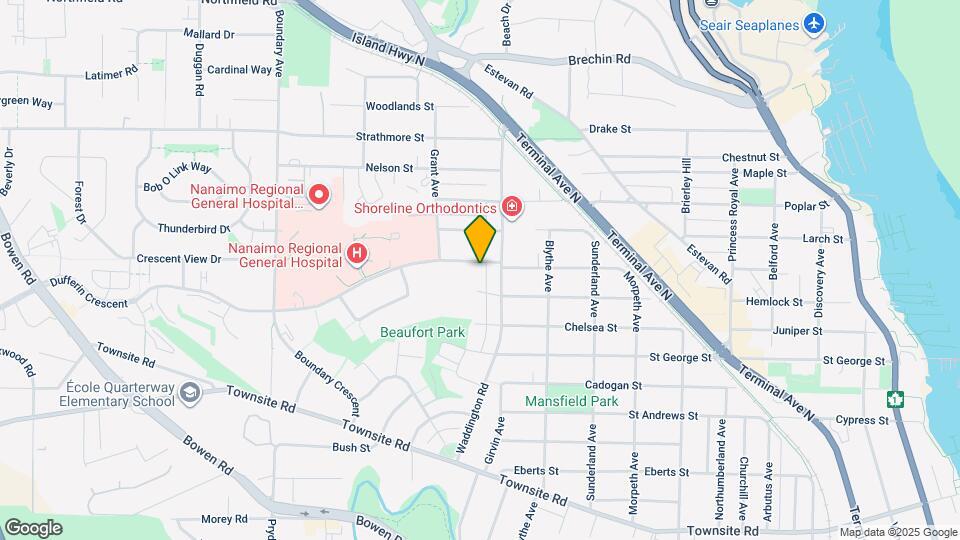 1023 Dufferin Crescent Map and Location Details