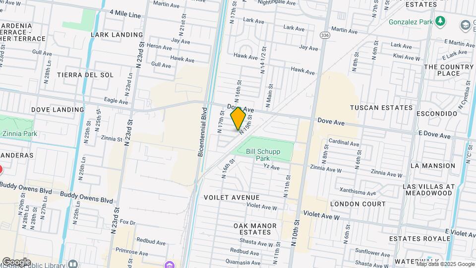 5401 N 15th St Map and Location Details