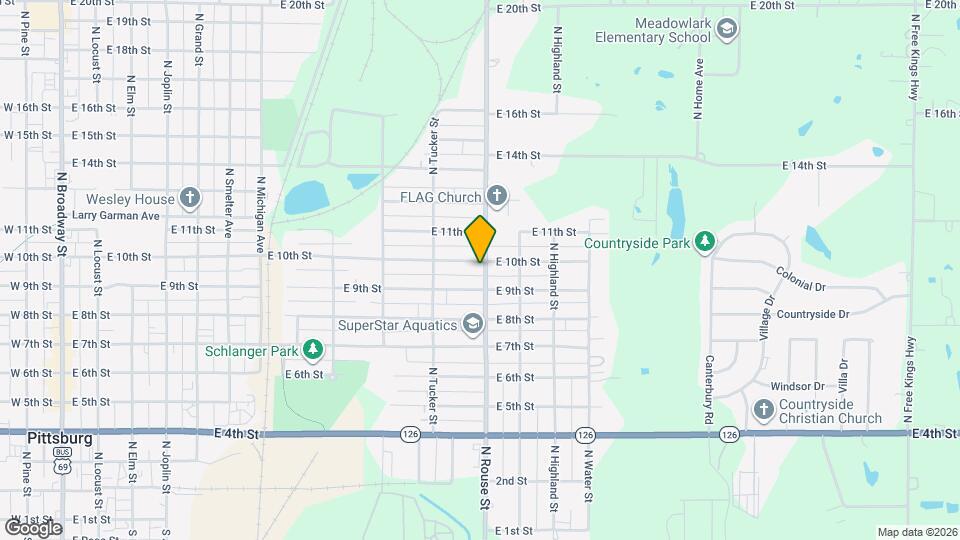 905-907 N Rouse St Map and Location Details