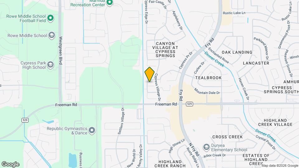 20718 Blanton Brook Dr Map and Location Details