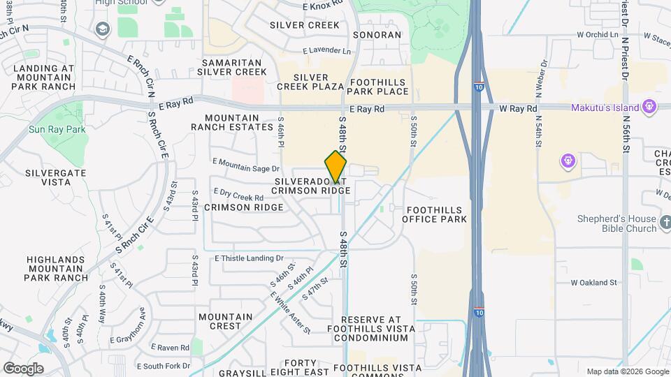 14411 S 47th Pl Mapa y Detalles de la Ubicación