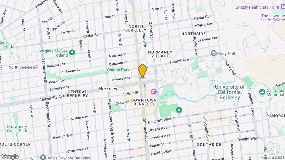 Modera Berkeley Mapa y Detalles de la Ubicación