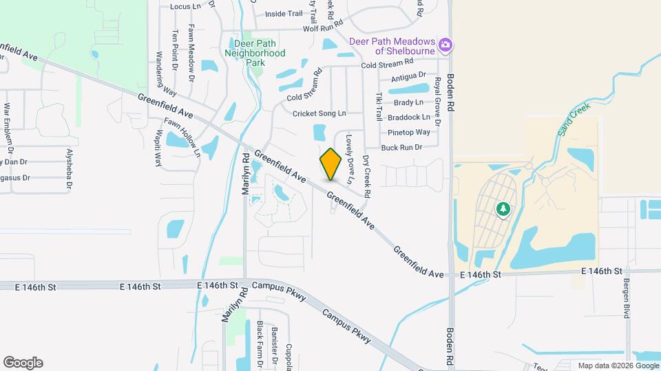 12419 Deerview Dr Map and Location Details