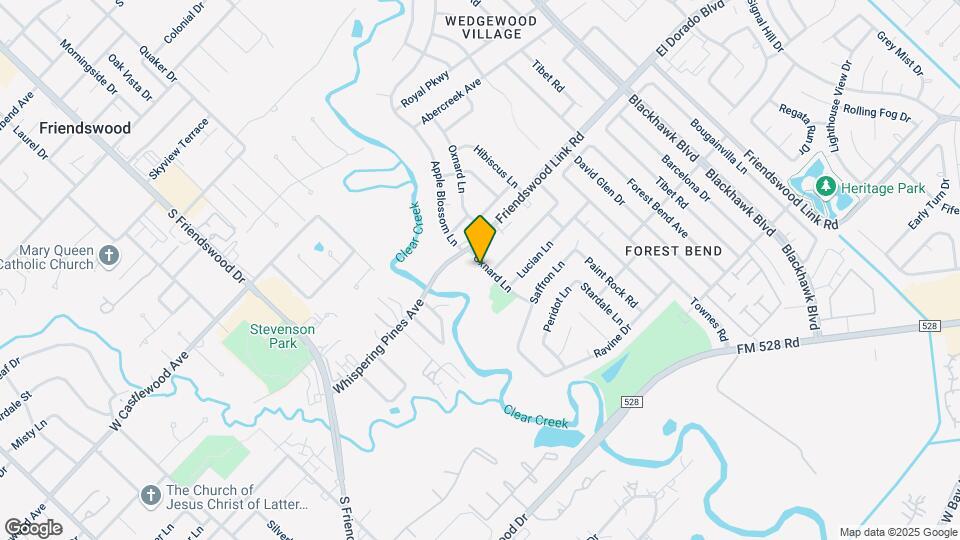 16618 Oxnard Ln Map and Location Details