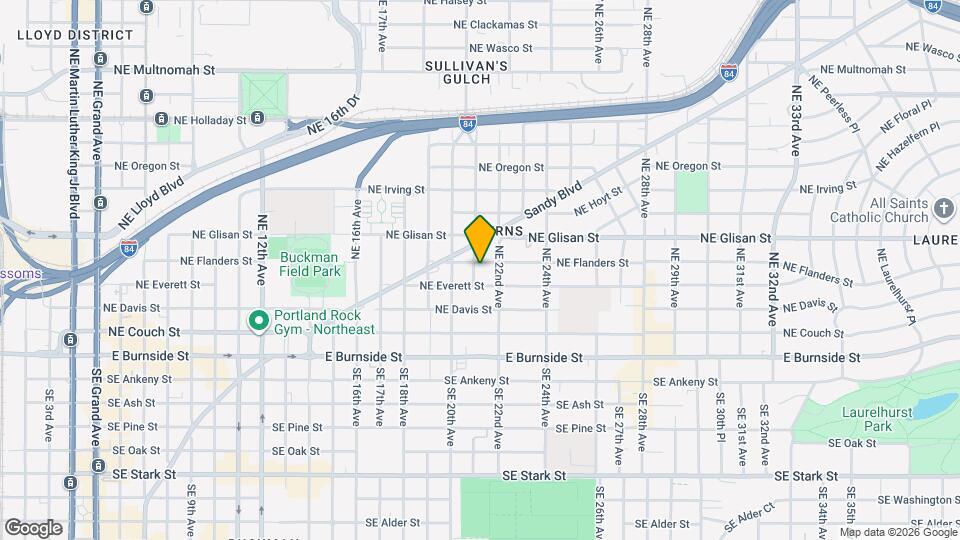 2100 NE Flanders St, Unit #2100 Map and Location Details
