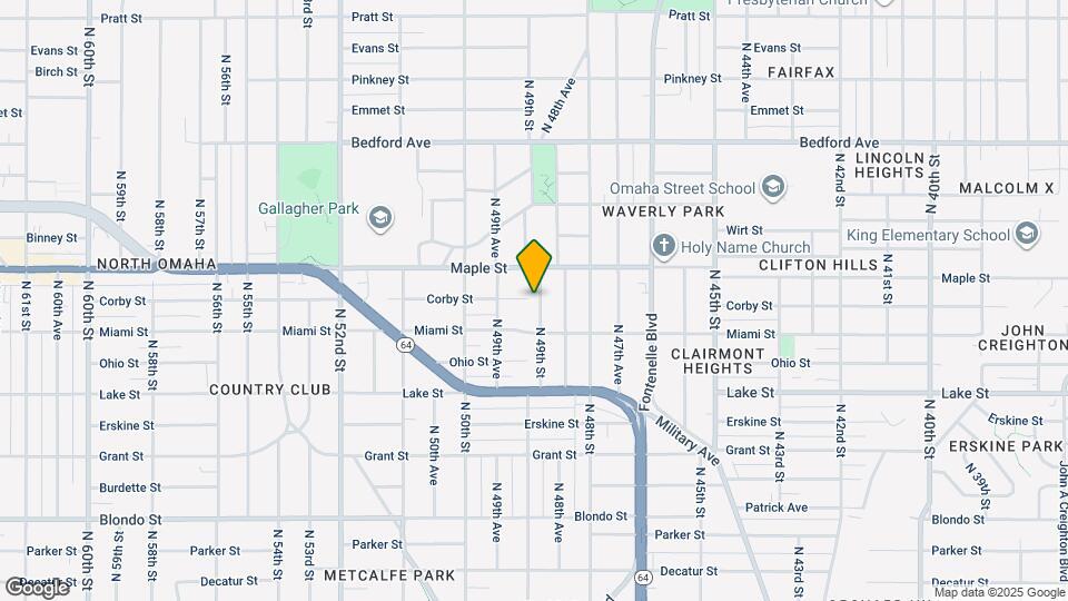 2738 N 49th St Map and Location Details