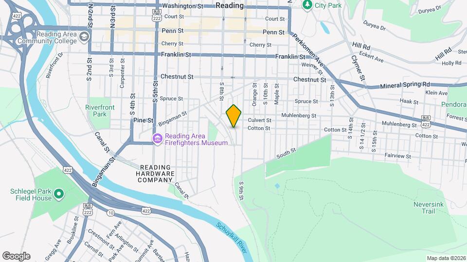 462 Spring Garden St Map and Location Details