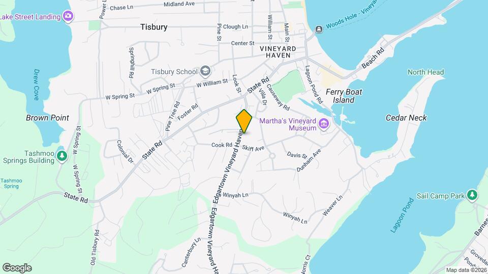 90 Edgartown Rd Map and Location Details