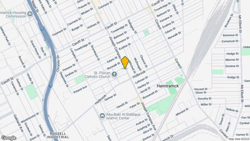 9421 Joseph Campau St, Unit 9421-2 Map and Location Details