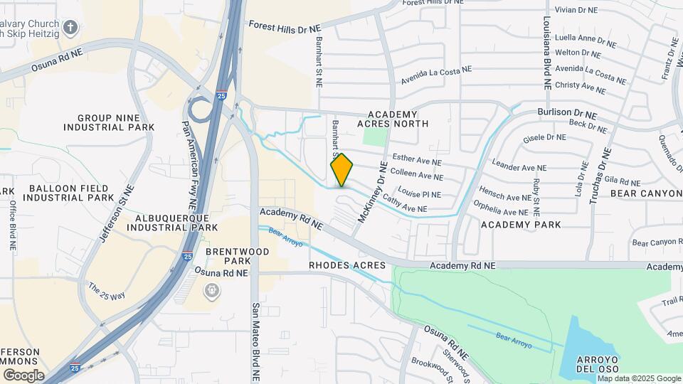 6065 McKinney Dr NE Map and Location Details