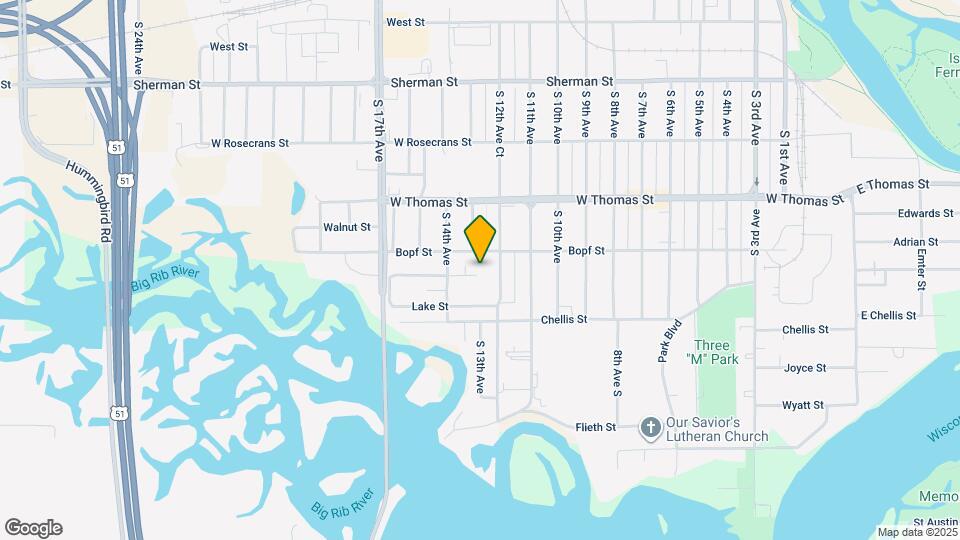 1202 S 12th Ave Ct Map and Location Details