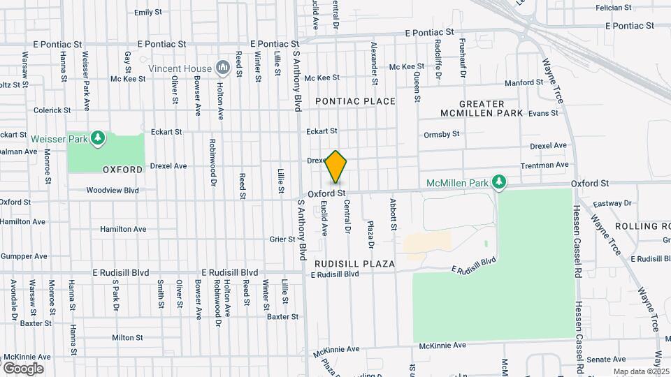 3418 Central Dr Map and Location Details