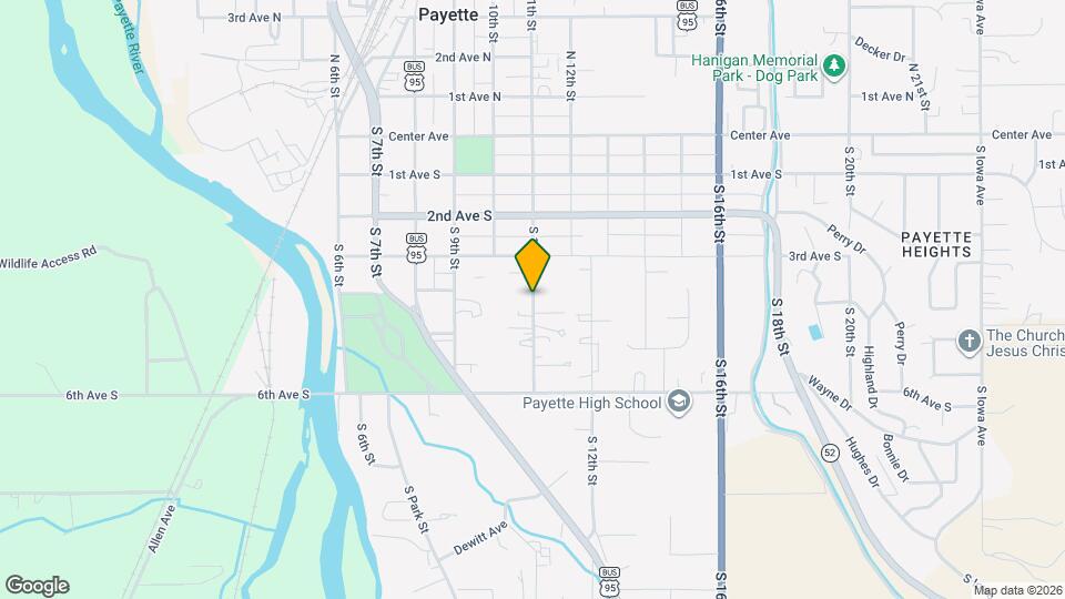 406 S 11th St Map and Location Details