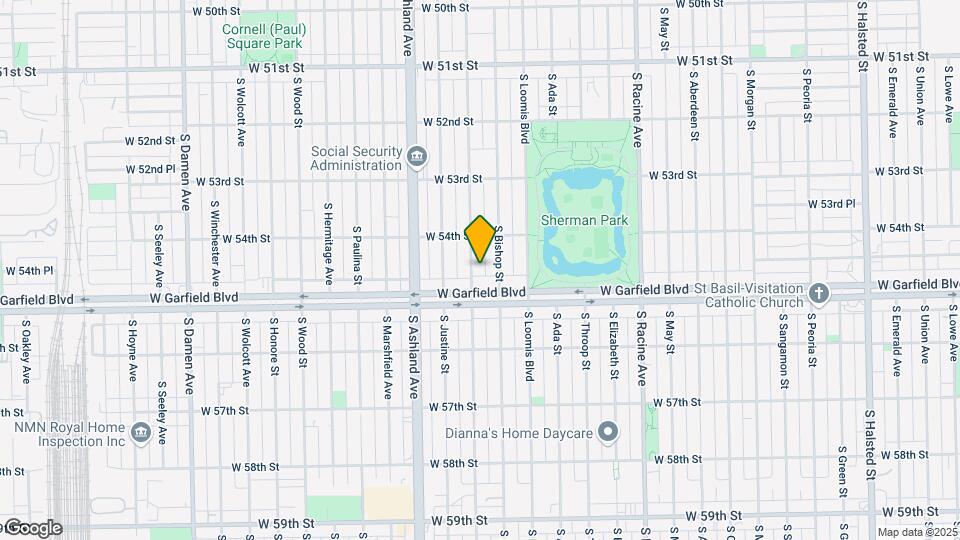 5437 S Laflin St, Unit 1R Mapa y Detalles de la Ubicación