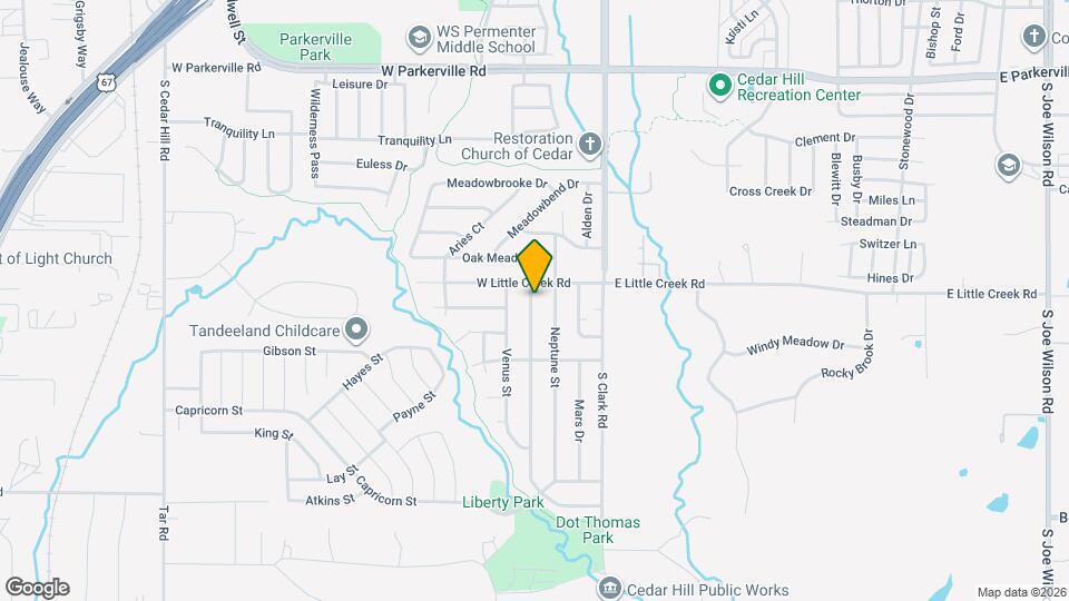 1105 Saturn Dr Map and Location Details