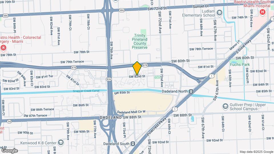 7420 SW 82nd St Map and Location Details