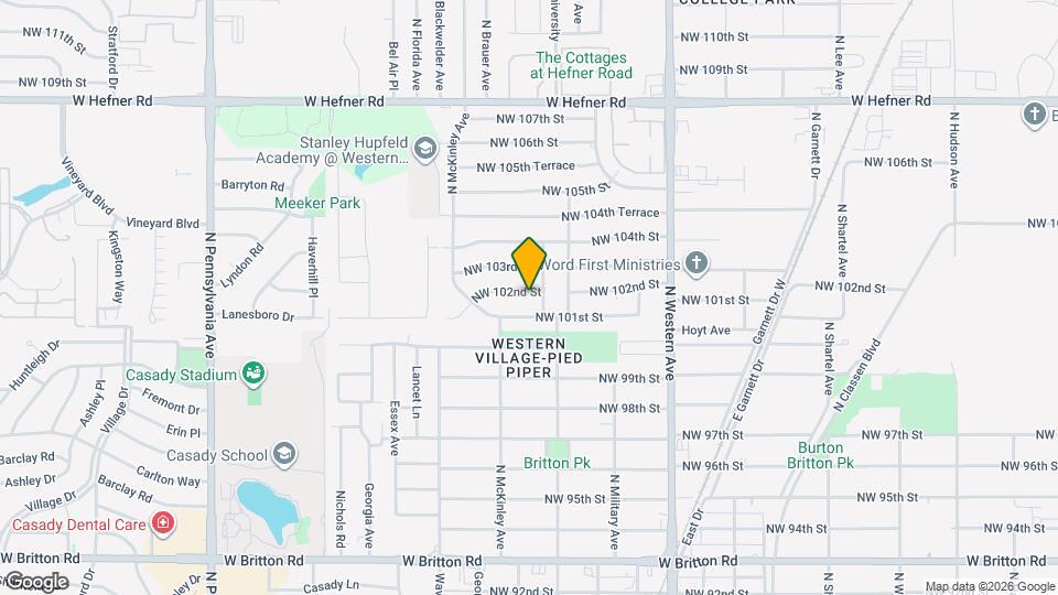 1308 NW 102nd St Map and Location Details