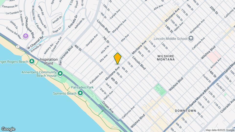 521 Montana Ave, Unit 107 Mapa y Detalles de la Ubicación