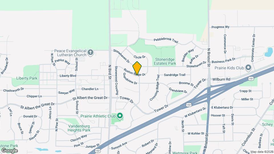 605 Ruxton Ridge Dr Map and Location Details