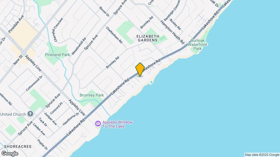 5200 Lakeshore Rd Map and Location Details