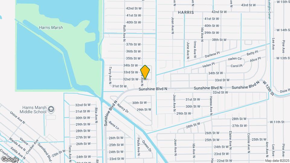 3109 32nd St W Map and Location Details